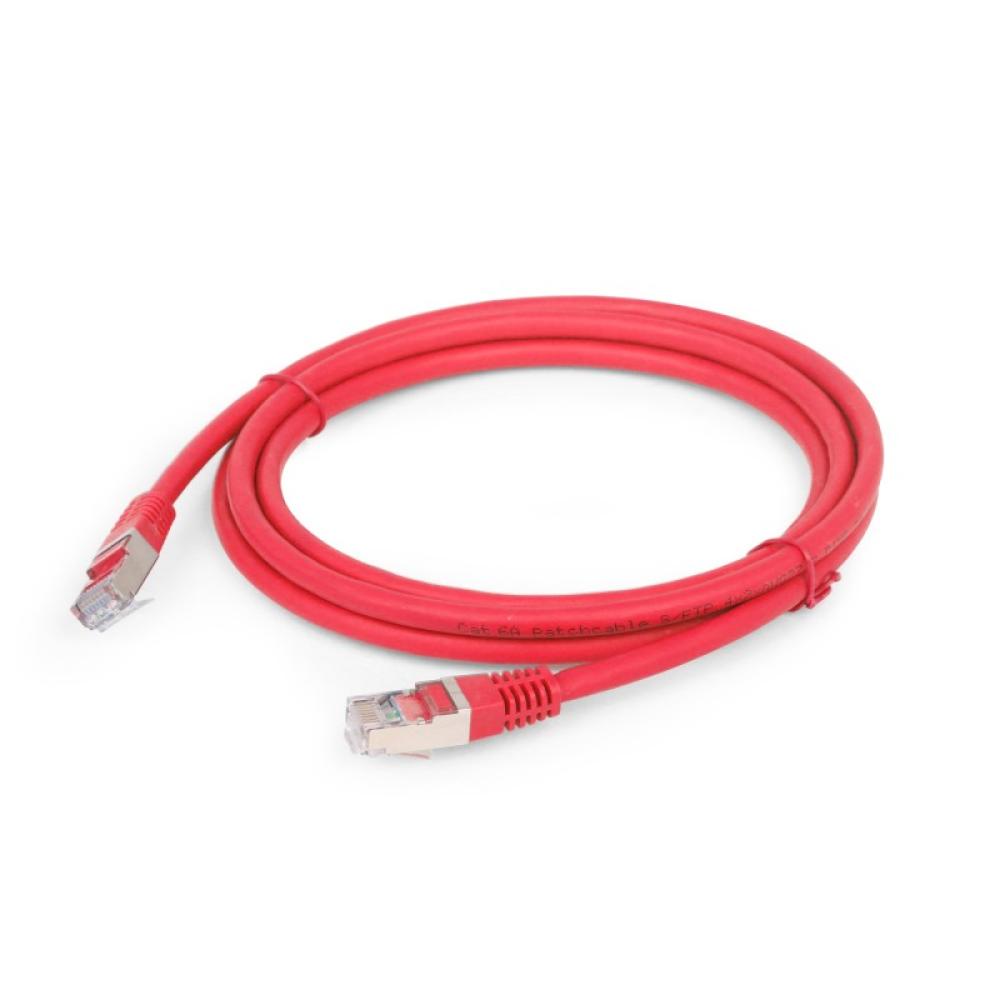 Gembird - PP6A-LSZHCU-R-2M cable de red Rojo Cat6a S/FTP (S-STP)