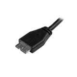 StarTech.com - Cable micro USB 3.0 delgado de 15cm