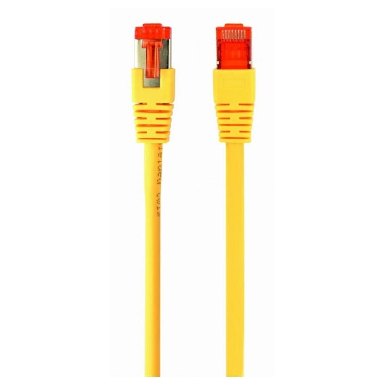 Gembird - PP6A-LSZHCU-Y-0.5M cable de red Amarillo 0,5 m Cat6a S/FTP (S-STP)