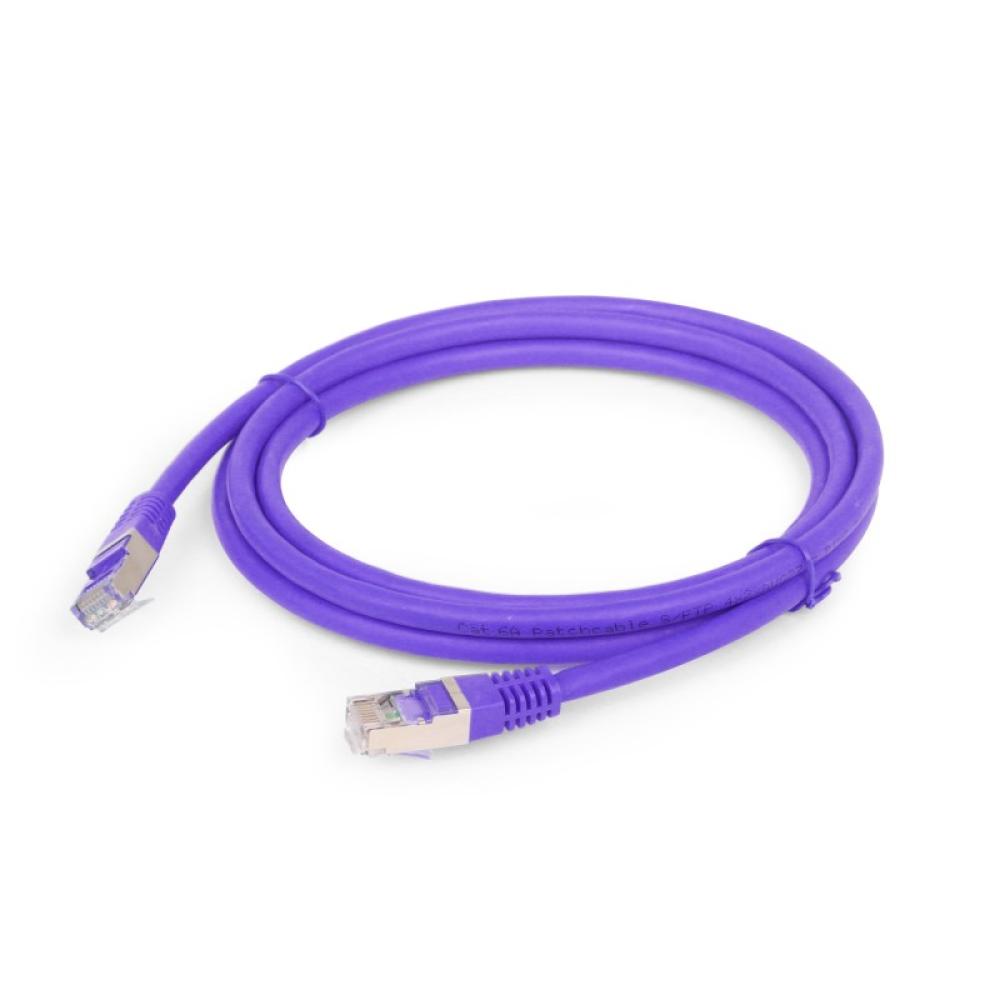 Gembird - PP6A-LSZHCU-V-1M cable de red Violeta Cat6a S/FTP (S-STP)