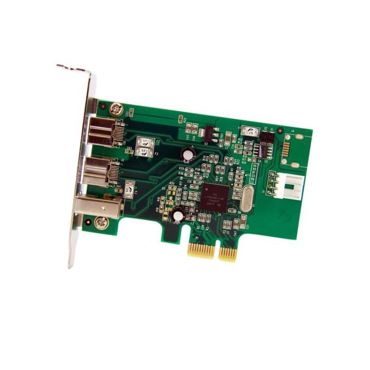 StarTech.com - Adaptador Tarjeta FireWire PCI-Express Bajo Perfil de 2 Puertos F/W 800 y 1 Puerto F/W 400