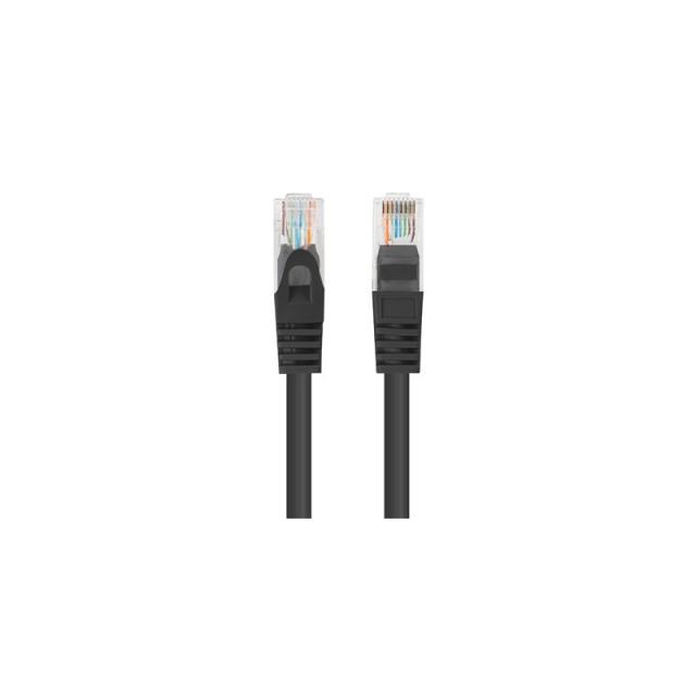 Lanberg - PCU6-20CC-0025-BK cable de red Negro 0,25 m Cat6 U/UTP (UTP)