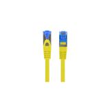 Lanberg - PCF6A-10CC cable de red Amarillo 0,25 m Cat6a S/FTP (S-STP)