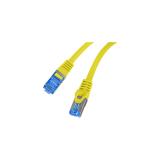 Lanberg - PCF6A-10CC cable de red Amarillo 0,25 m Cat6a S/FTP (S-STP)