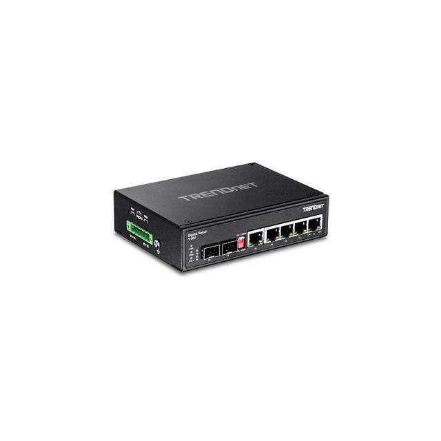 Trendnet - TI-G62 switch No administrado L2 Gigabit Ethernet (10/100/1000) Negro