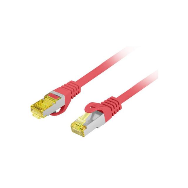 Lanberg - PCF6A-10CU-0025-R cable de red Rojo 0,25 m Cat6a S/FTP (S-STP)