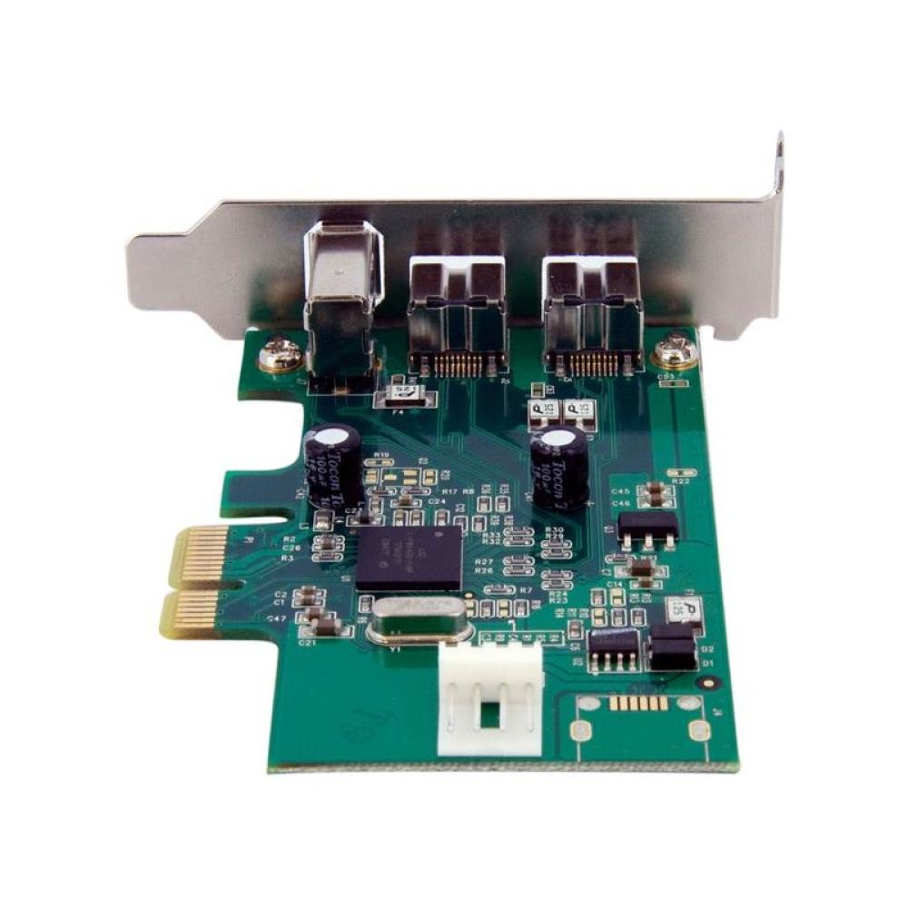 StarTech.com - Adaptador Tarjeta FireWire PCI-Express Bajo Perfil de 2 Puertos F/W 800 y 1 Puerto F/W 400
