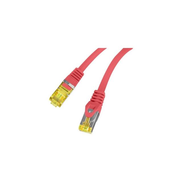 Lanberg - PCF6A-10CU-0100-R cable de red Rojo 1 m Cat6a S/FTP (S-STP)