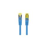 Lanberg - PCF6A-10CU-0050-B cable de red Azul 0,5 m Cat6a S/FTP (S-STP)