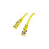 Lanberg - PCF6A-10CU-0050-Y cable de red Amarillo 0,5 m Cat6a S/FTP (S-STP)