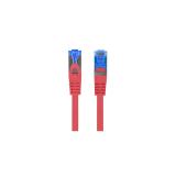 Lanberg - PCF6A-10CC cable de red Rojo 0,5 m Cat6a S/FTP (S-STP)