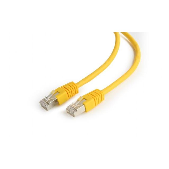 Gembird - PP6-0.25M/Y cable de red Amarillo 0,25 m Cat6 F/UTP (FTP)