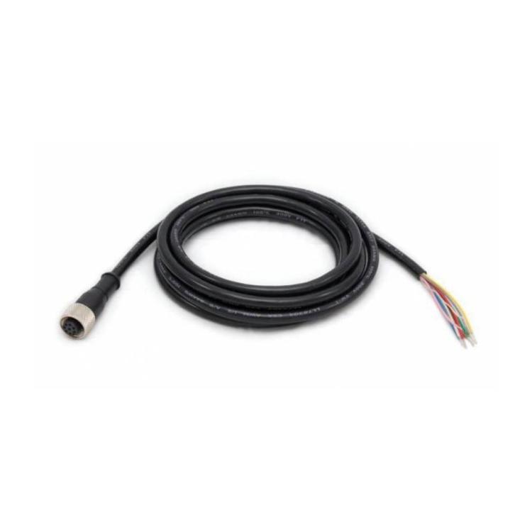 Zebra - CBL-PWR00500-M1200 cable de transmisión Negro 5 m M12