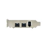 StarTech.com - Adaptador Tarjeta FireWire PCI-Express Bajo Perfil de 2 Puertos F/W 800 y 1 Puerto F/W 400