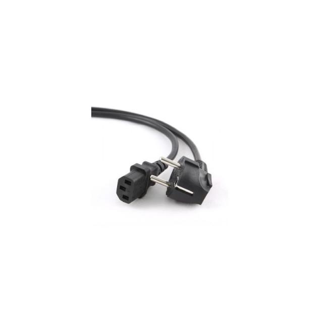 Gembird - PC-186-VDE-10M cable de transmisión Negro CEE7/4 C14 acoplador