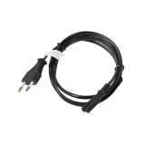 Lanberg - CA-C7CA-10CC-0030-BK cable de transmisión Negro 3 m C7 acoplador CEE7/16