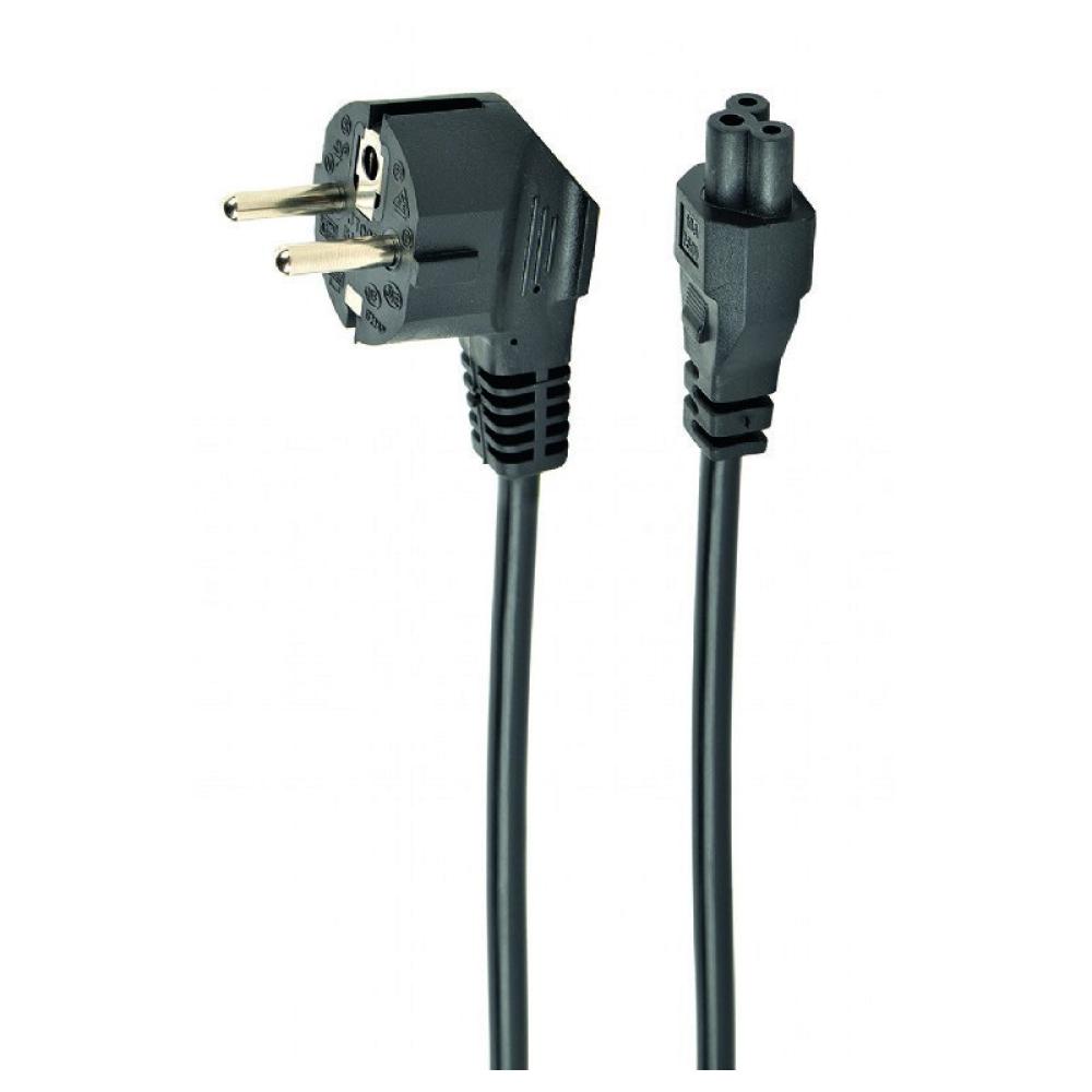 Gembird - PC-186-ML12-0.5M cable de transmisión Negro 0,5 m CEE 7/7 C5 acoplador