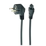 Gembird - PC-186-ML12-0.5M cable de transmisión Negro 0,5 m CEE 7/7 C5 acoplador
