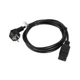 Lanberg - CA-C19C-10CC-0018-BK cable de transmisión Negro 1,8 m CEE7/7 C19 acoplador