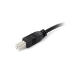 StarTech.com - Cable USB Activo de 10m para Impresora - 1x USB A Macho - 1x USB B Macho - Adaptador Negro