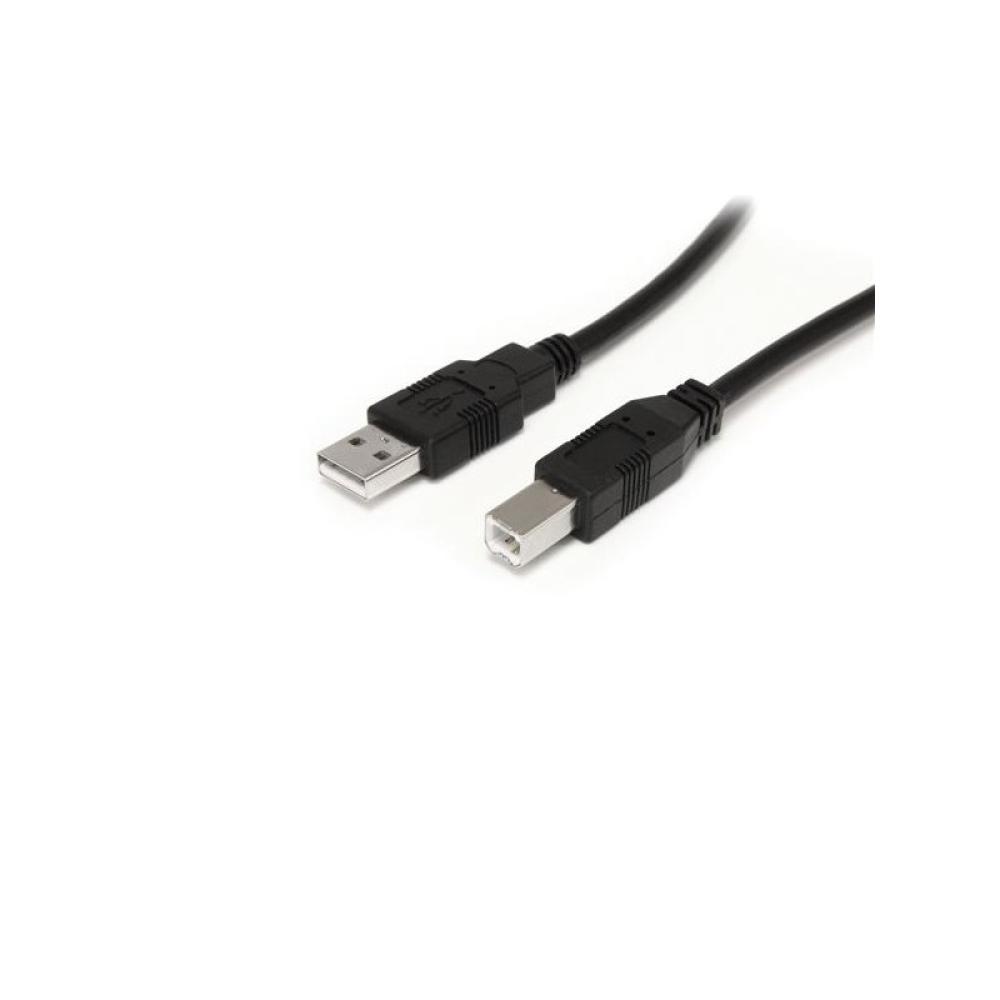 StarTech.com - Cable USB Activo de 10m para Impresora - 1x USB A Macho - 1x USB B Macho - Adaptador Negro