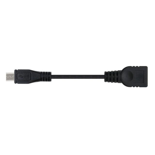 Nanocable - CABLE USB 2.0 OTG, TIPO MICRO B/M-A/H, NEGRO, 15 CM