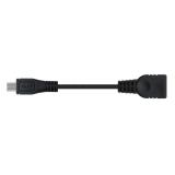 Nanocable - CABLE USB 2.0 OTG, TIPO MICRO B/M-A/H, NEGRO, 15 CM