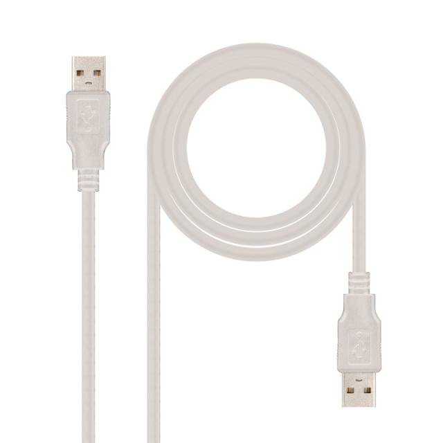 Nanocable - CABLE USB 2.0, TIPO A/M-A/M, 1.0 M