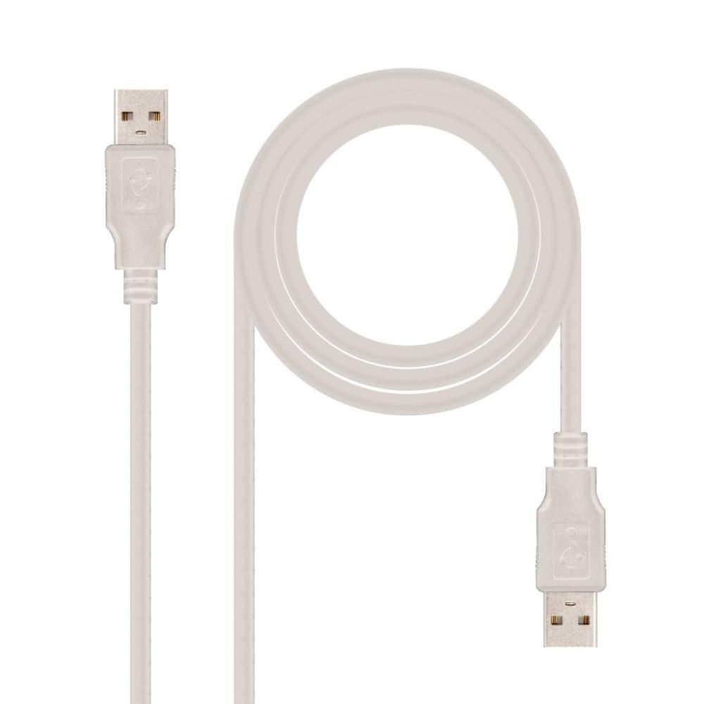 Nanocable - CABLE USB 2.0, TIPO A/M-A/M, 1.0 M
