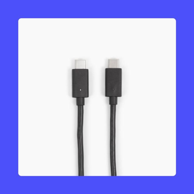 Owl Labs - USB C Male to USB C Male Cable for Meeting Owl 3 (16 Feet / 4.87M) cable USB 4,87 m Negro
