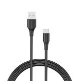 Vention - Cable USB 2.0 3A CTHBH/ USB Tipo-C Macho - USB Macho/ 2m/ Negro