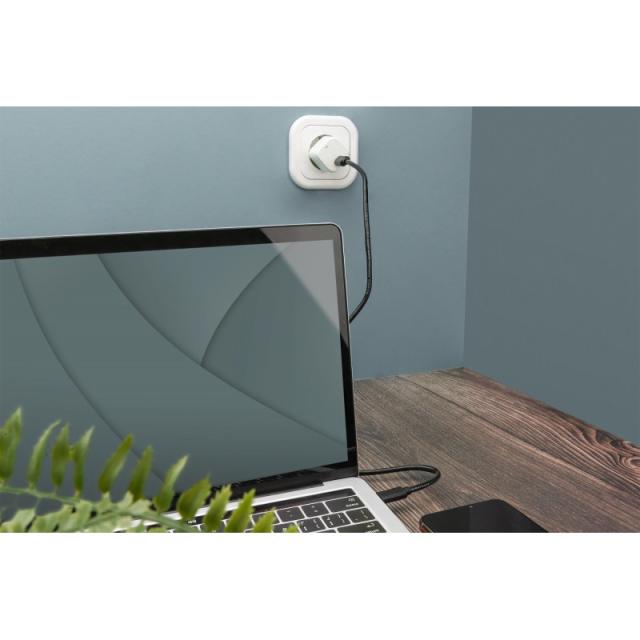 Digitus - Cable de conexión USB-C, USB-C - USB-C - AK-300138-018-S