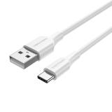 Vention - Cable USB 2.0 3A CTHWF/ USB Tipo-C Macho - USB Macho/ 1m/ Blanco