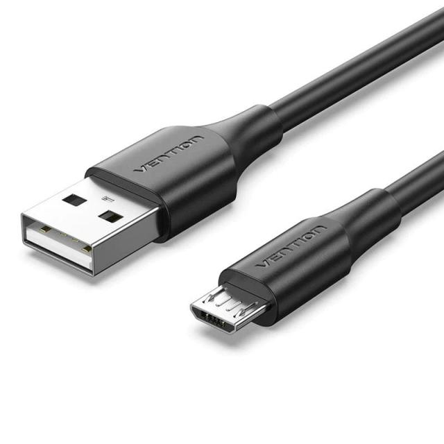 Vention - Cable USB 2.0 CTIBG/ USB Macho - MicroUSB Macho/ 1.5m/ Negro