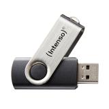 Intenso - Basic Line unidad flash USB 8 GB USB tipo A 2.0 Negro, Plata