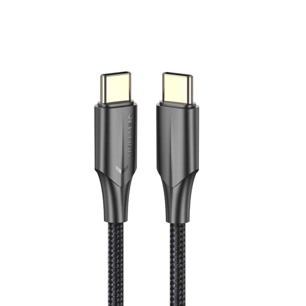 Vention - Cable USB 2.0 Tipo-C 3A TAUBF/ USB Tipo-C Macho - USB Tipo-C Macho/ 1m/ Negro