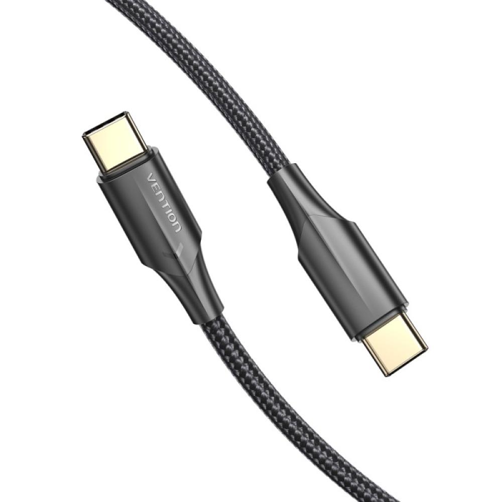 Vention - Cable USB 2.0 Tipo-C 3A TAUBF/ USB Tipo-C Macho - USB Tipo-C Macho/ 1m/ Negro