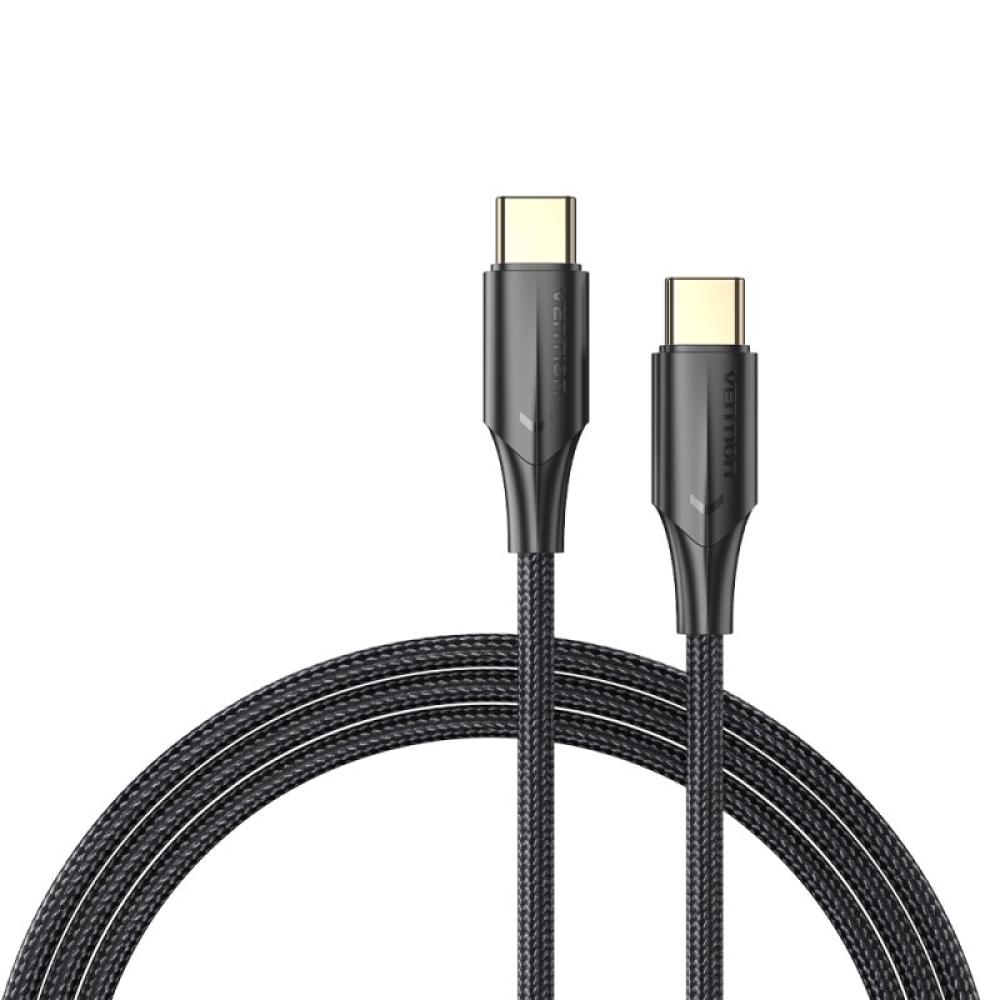 Vention - Cable USB 2.0 Tipo-C 3A TAUBF/ USB Tipo-C Macho - USB Tipo-C Macho/ 1m/ Negro