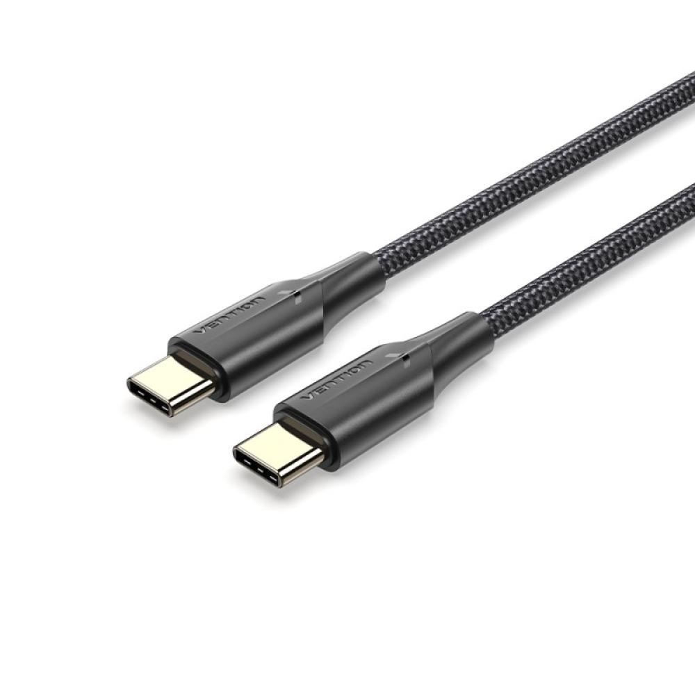Vention - Cable USB 2.0 Tipo-C 3A TAUBF/ USB Tipo-C Macho - USB Tipo-C Macho/ 1m/ Negro