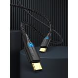 Vention - Cable USB 2.0 Tipo-C 3A TAUBF/ USB Tipo-C Macho - USB Tipo-C Macho/ 1m/ Negro