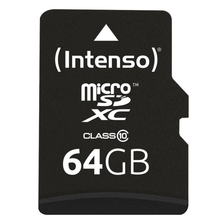 Intenso - 64GB MicroSDHC MicroSDXC Clase 10