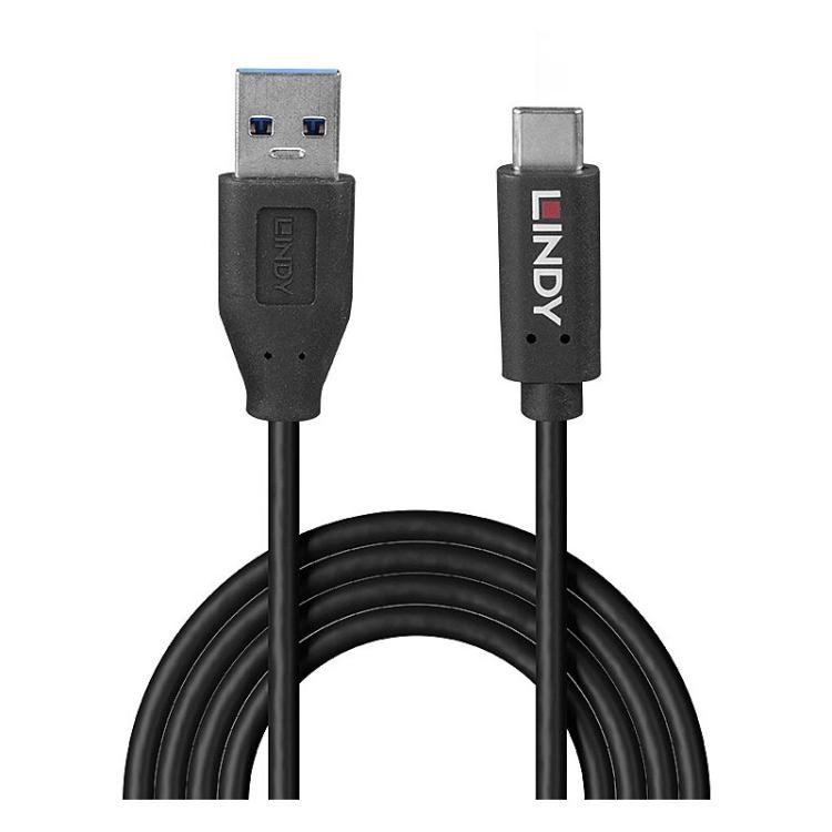 Lindy - 36972 cable USB USB 3.2 Gen 2 (3.1 Gen 2) 1,5 m USB A USB C Negro