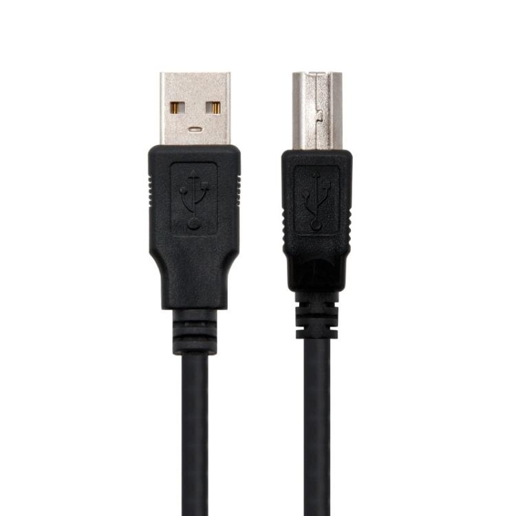 Nanocable - CABLE USB 2.0 IMPRESORA, TIPO A/M-B/M, NEGRO, 3.0 M