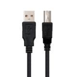 Nanocable - CABLE USB 2.0 IMPRESORA, TIPO A/M-B/M, NEGRO, 3.0 M