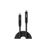 Lindy - 43333 cable USB USB 3.2 Gen 1 (3.1 Gen 1) 10 m USB C Negro