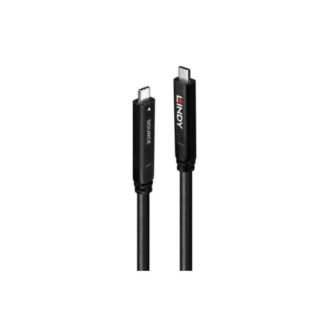 Lindy - 43333 cable USB USB 3.2 Gen 1 (3.1 Gen 1) 10 m USB C Negro
