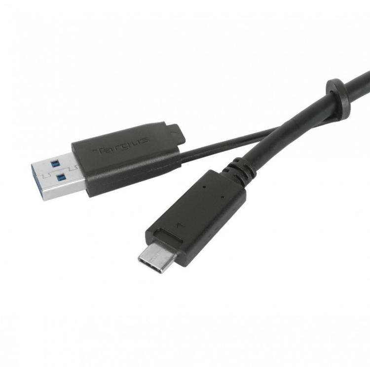 Targus - ACC1133GLX cable USB USB 3.2 Gen 1 (3.1 Gen 1) 1 m USB C Negro