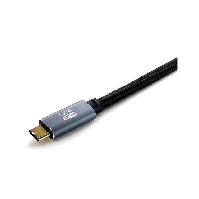 Equip - 128359 Cable USB 3.2 Gen 2 C a C, M/M, 3,0m, PD100W , 4K/60Hz, 10Gbps, Negro