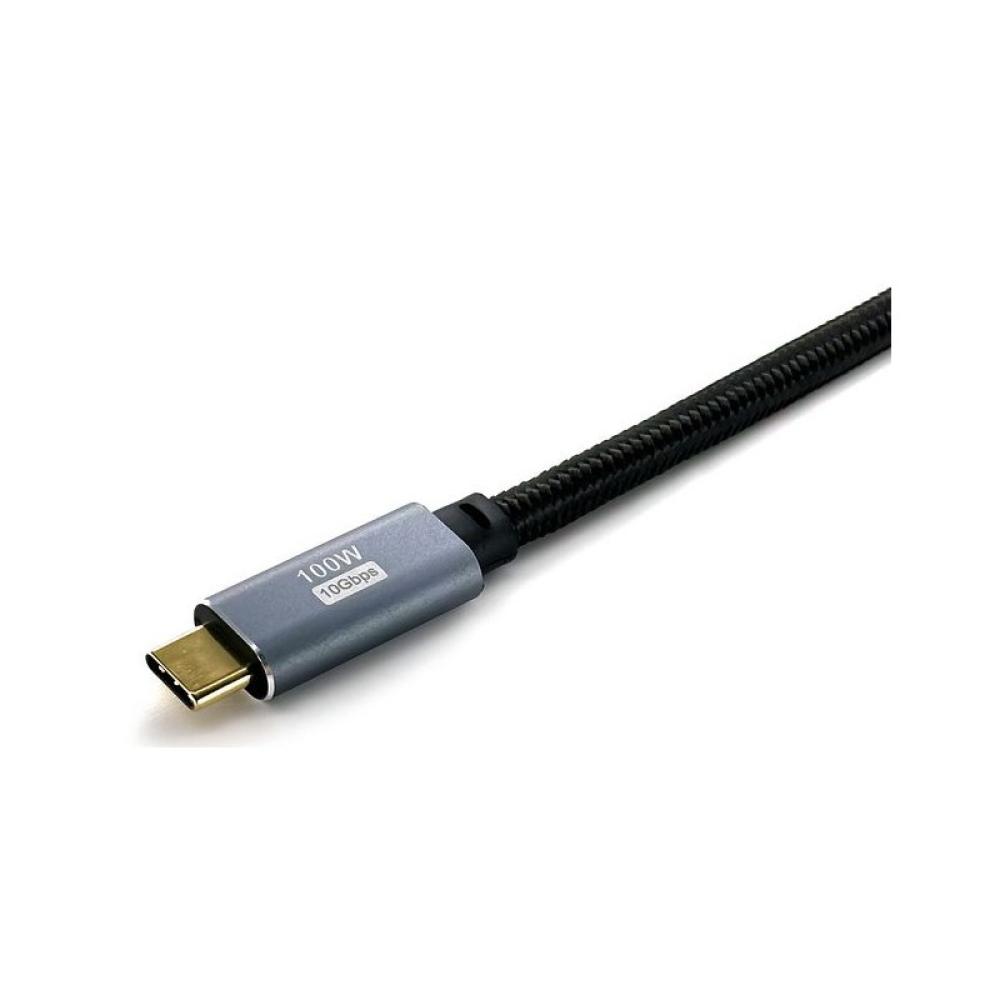 Equip - 128359 Cable USB 3.2 Gen 2 C a C, M/M, 3,0m, PD100W , 4K/60Hz, 10Gbps, Negro