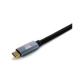 Equip - 128359 Cable USB 3.2 Gen 2 C a C, M/M, 3,0m, PD100W , 4K/60Hz, 10Gbps, Negro